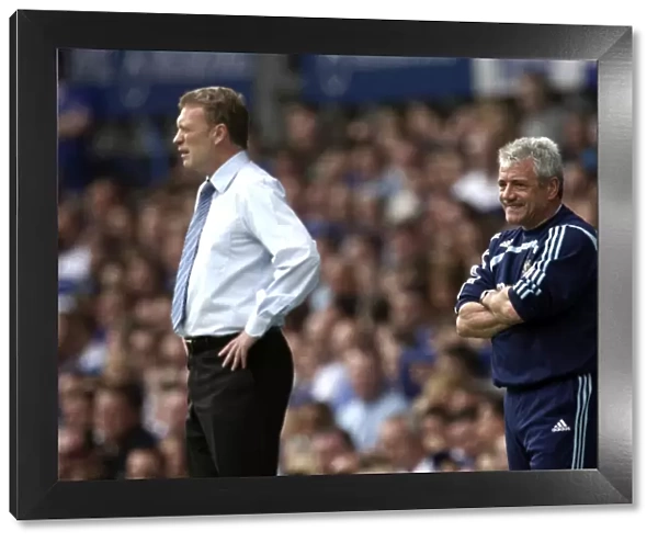 David Moyes vs. Kevin Keegan: A Premier League Battle at Goodison Park - Everton vs. Newcastle United