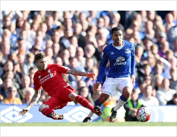 Intense Rivalry: Moreno vs. Lennon - Everton vs. Liverpool's Epic Battle for the Ball