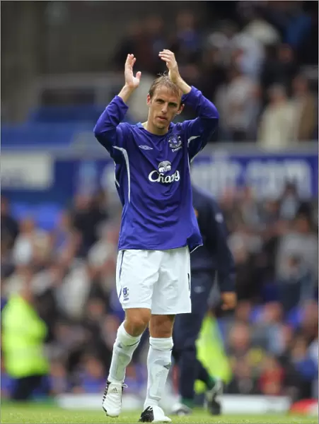 Phil Neville's Emotional Debut: A Homegrown Hero's Heartfelt Thank You to Everton Fans (Everton vs Man Utd)