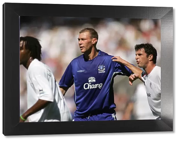 Everton Rivals: Ferguson, Speed, and Gardner in a Tight Football Battle