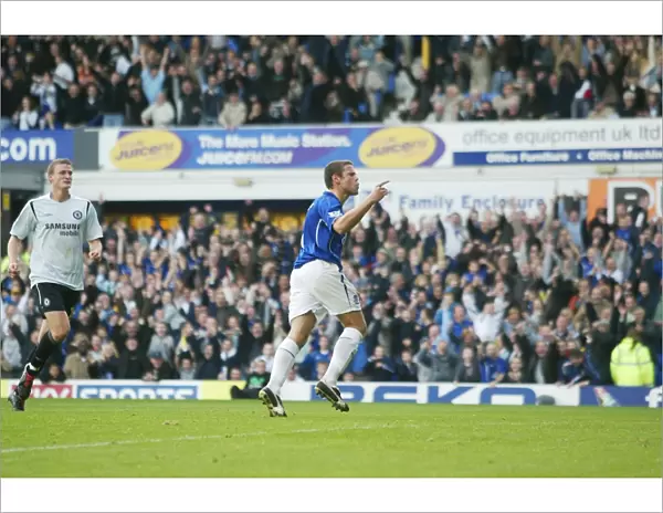 James Beattie's Euphoric Moment: Scoring the Penalty for Everton FC