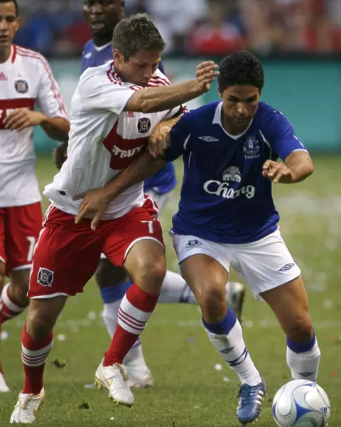 Mikel Arteta vs. Logan Pause: A Fight for Supremacy in Everton's Friendly Clash against Chicago Fire