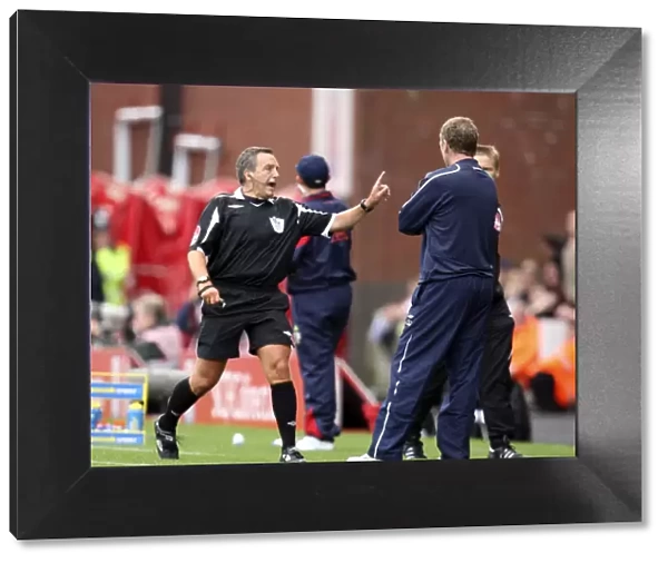 David Moyes Red-Carded: Everton vs. Stoke City, Barclays Premier League, 2008