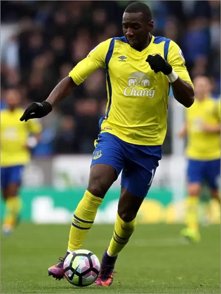 Everton's Yannick Bolasie in Action Against Burnley at Turf Moor, Premier League
