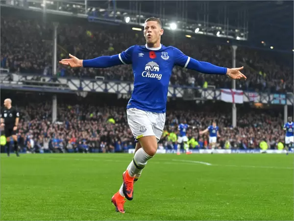 Ross Barkley's Double: Everton's Thrilling Victory Over West Ham United in the Premier League at Goodison Park