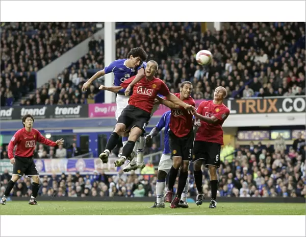 Marouane Fellaini Scores the Opener: Everton's Historic Goal Against Manchester United (2008)