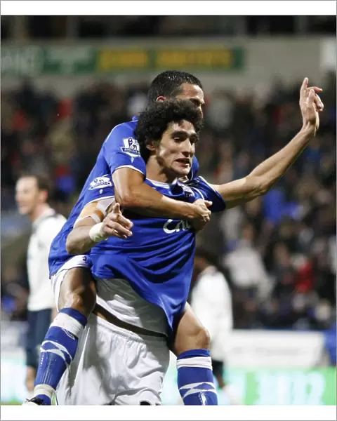 Marouane Fellaini Scores First Goal for Everton: Bolton Wanderers vs. Everton, Barclays Premier League, Reebok Stadium (2008)