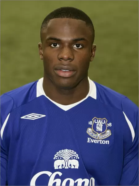 Victor Anichebe with Everton FC at Goodison Park, 2008-09 Season
