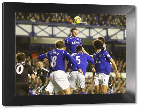 Tim Cahill's Thrilling Performance: Everton vs. Chelsea (08 / 09), Barclays Premier League, Goodison Park