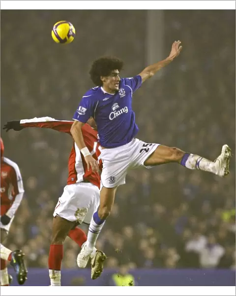 Marouane Fellaini's Thrilling Performance: Everton vs Arsenal, Barclays Premier League, 08 / 09 Season