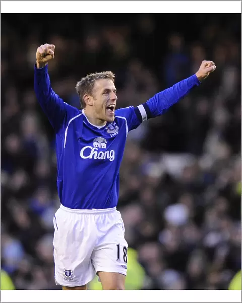 Everton's Phil Neville: Emotional FA Cup Quarterfinal Victory Over Middlesbrough (8 / 3 / 09)