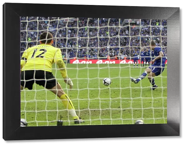 Everton's Phil Jagielka Scores the FA Cup Semi-Final Winning Penalty Against Manchester United at Wembley Stadium (April 19, 2009)