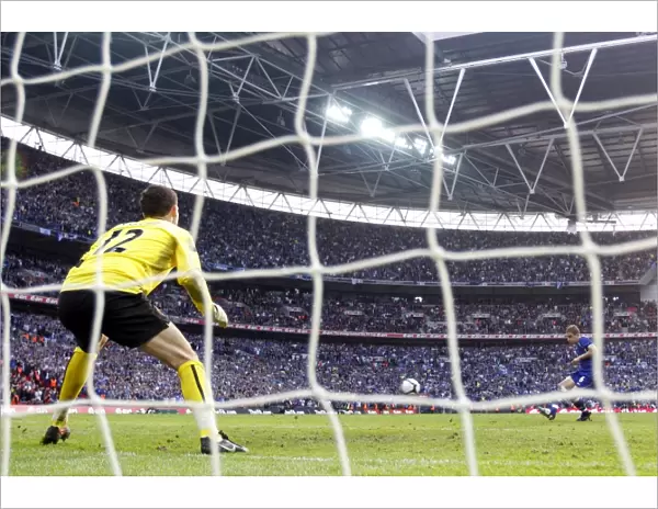 Everton's Phil Jagielka Scores Dramatic Winning Penalty Against Manchester United in FA Cup Semi-Final at Wembley Stadium (April 19, 2009)