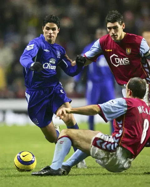 Mikel Arteta: Everton's Midfield Maestro Slices Through Aston Villa's Defense