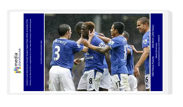 Everton's Louis Saha Scores Dramatic Equalizer Against Wigan Athletic at Goodison Park