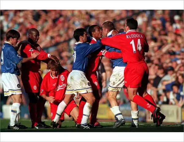 Intense Rivalry: Ferguson vs Ince Clash at Everton v Liverpool, 18.10.97