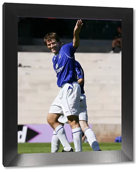 Everton's Unforgettable Double: Kilbane's Brace - The Exultant Moment