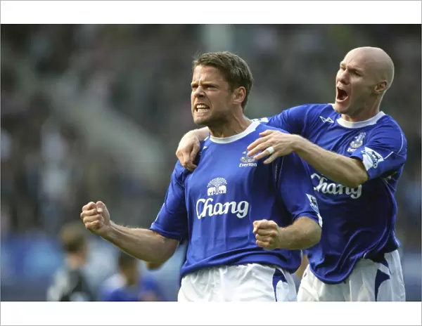 Everton's Unstoppable Duo: Beattie and Johnson - A Celebration of Goals