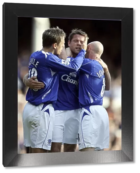 Everton's Penalty Triumph: James Beattie's Double Against Sheffield United (21 / 10 / 06)