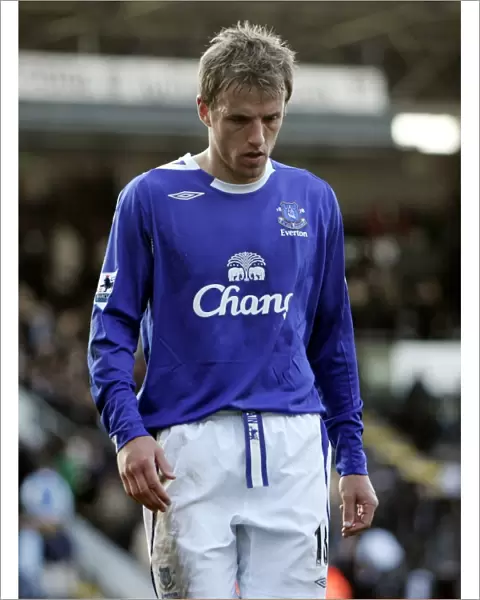 Phil Neville's Disappointment: Fulham vs. Everton (4th November 2006)