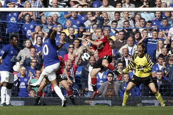 Mikel Arteta's Triumph: Everton's Thrilling 3-Goal Victory Over Manchester United at Goodison Park (Barclays Premier League)