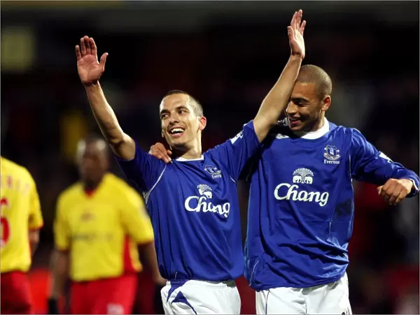 Osman's Triumph: Everton's Third Goal vs. Watford in FA Barclays Premiership (24 / 2 / 07)