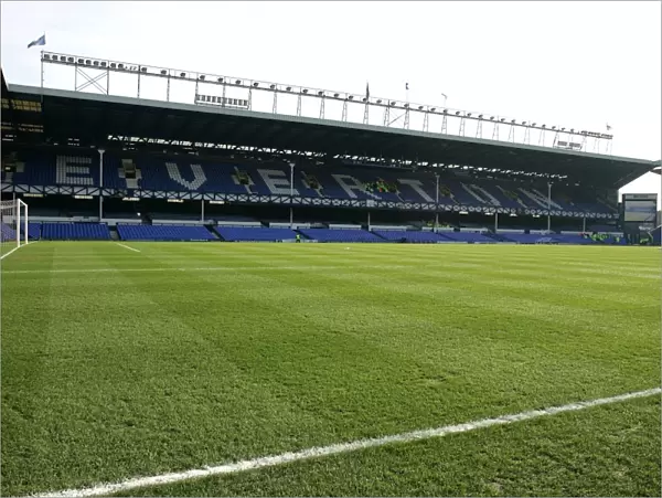 Grand View of Goodison Park: Everton Football Club's Iconic Home