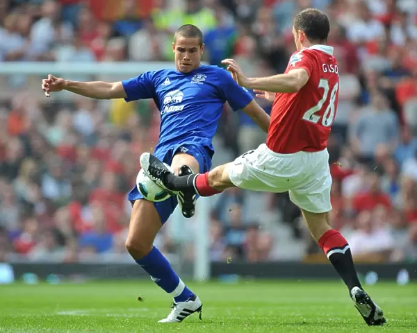 Intense Rivalry: Jack Rodwell vs Darron Gibson, Manchester United vs Everton, Barclays Premier League (23 April 2011)