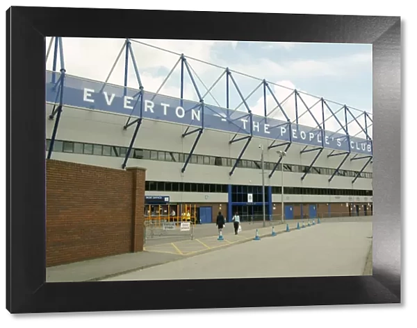 Exterior View of Goodison Park Stadium, Everton - The Peoples Club
