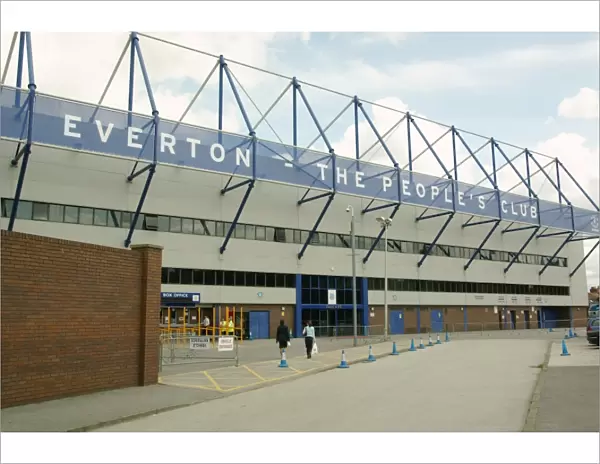 Exterior View of Goodison Park Stadium, Everton - The Peoples Club