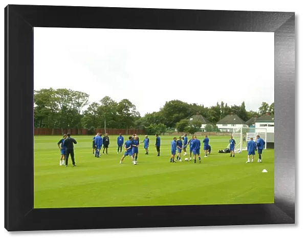 Everton Training at Bellefield: Group Session, July 4, 2021