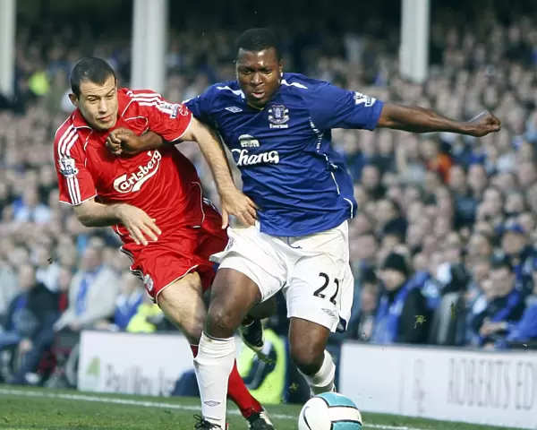 The Derby Showdown: Mascherano vs Yakubu at Goodison Park (Everton vs Liverpool, 2007)