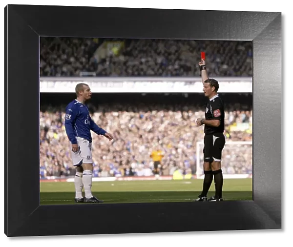 Everton vs Liverpool Derby: Tony Hibbert's Red Card by Ref Mark Clattenburg