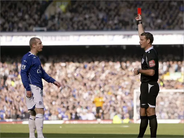 Everton vs Liverpool Derby: Tony Hibbert's Red Card by Ref Mark Clattenburg