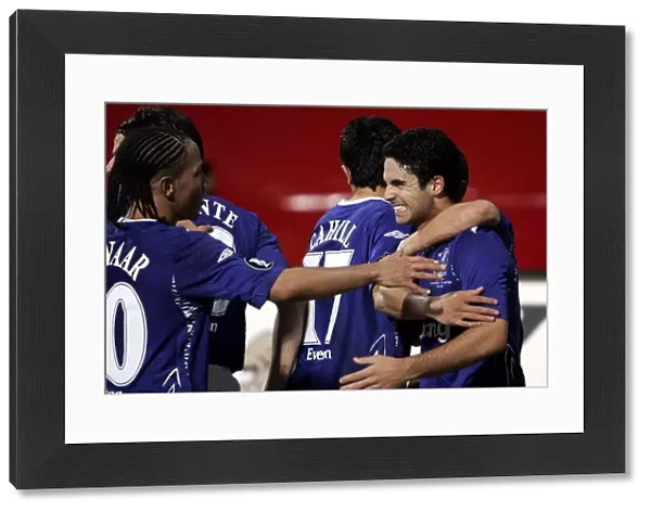 Mikel Arteta's Historic Goal: Everton's UEFA Cup Victory Against FC Nurnberg (8 / 11 / 07)