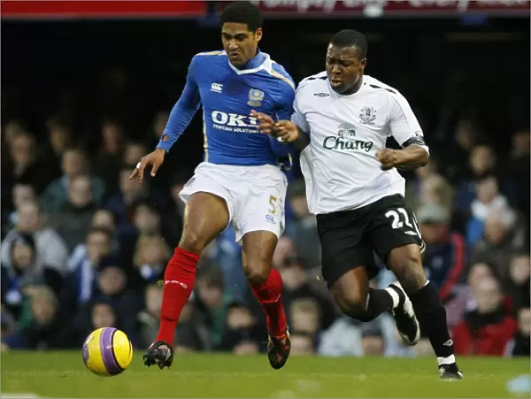 Intense Rivalry: Yakubu vs. Johnson - Portsmouth vs. Everton Premier League Clash, December 1, 2007