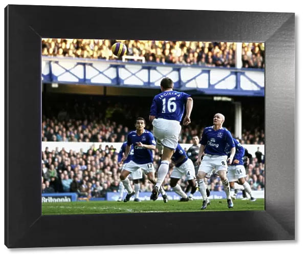 Phil Jagielka's Debut Goal: Everton vs. Reading, Barclays Premier League, Goodison Park, September 2008