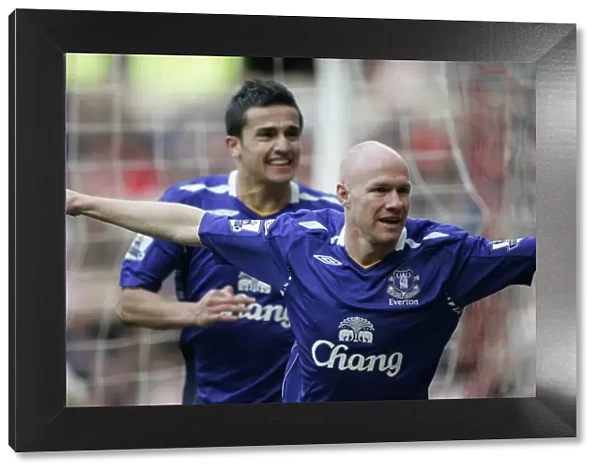 Andrew Johnson and Tim Cahill: Everton's Unforgettable Goal Celebration vs. Sunderland (07 / 08 Season)