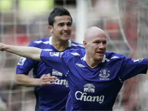Andrew Johnson and Tim Cahill: Everton's Unforgettable Goal Celebration vs. Sunderland (07 / 08 Season)