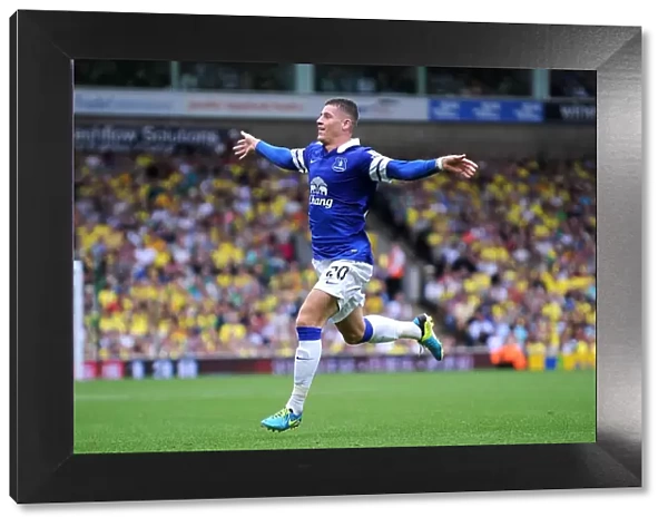 Dramatic Equalizer: Ross Barkley's Thrilling Goal for Everton at Carrow Road (17-08-2013)