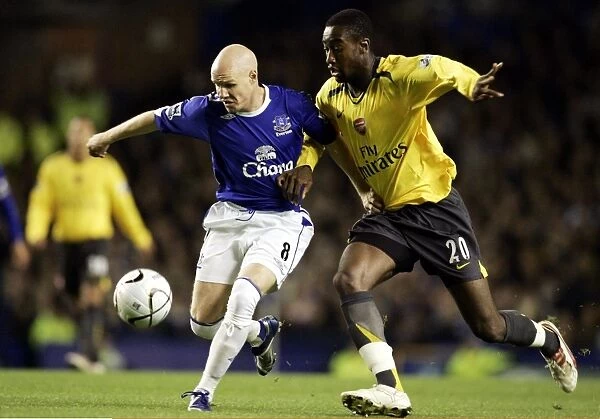Andy Johnson vs. Johan Djourou: Everton vs. Arsenal Carling Cup Showdown