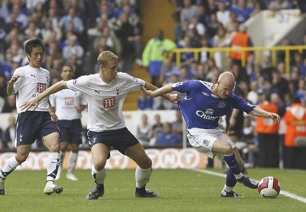 Andy Johnson's Triumphant Moment: Everton Football Club Goal Celebration