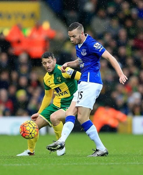 Battle for the Ball: Hoolahan vs. Cleverley - Norwich City vs. Everton