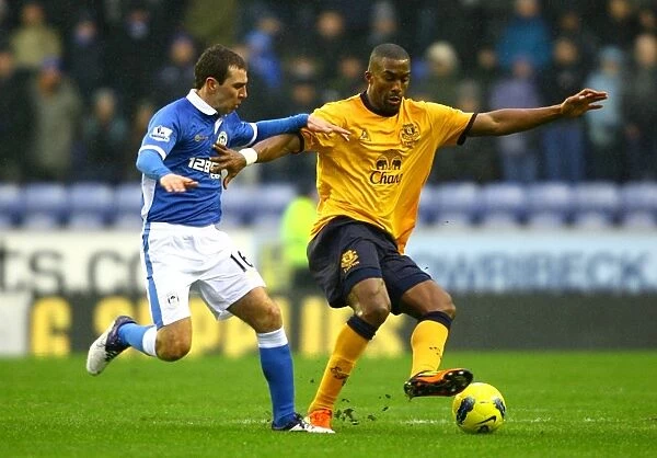 Battle for the Ball: McArthur vs. Distin - Everton vs. Wigan Athletic in the Premier League (February 2012)