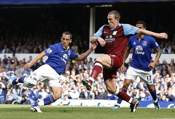 Battle for the Ball: Osman vs. Dunne - Everton vs. Aston Villa, Premier League Rivalry (September 10, 2011)