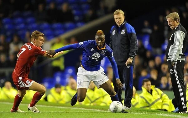 Battle for the Carling Cup: Magaye Gueye vs. James Morrison - Everton vs. West Bromwich Albion (September 2011)