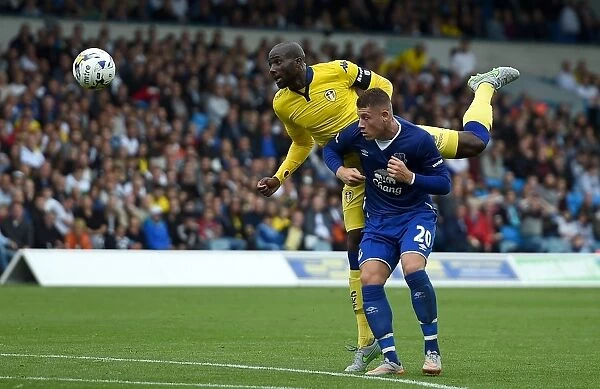 Battling for Control: Ross Barkley vs. Sol Bamba - Everton's Pre-Season Battle at Elland Road