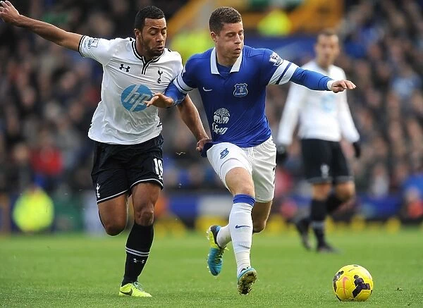 Battling Midfielders: A Stalemate Between Ross Barkley and Mousa Dembele at Goodison Park