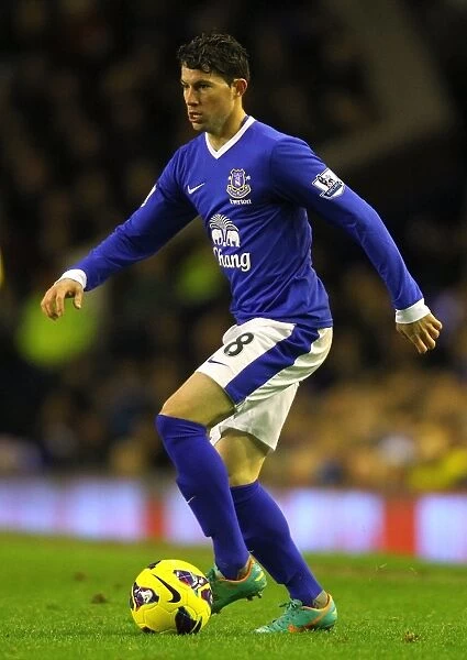 Bryan Oviedo Scores the Winning Goal: Everton Triumphs over Wigan Athletic (2-1) at Goodison Park