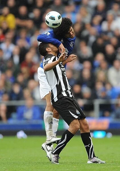 A Clash of Forces: Fellaini vs Ben Arfa - Everton vs Newcastle United (Barclays Premier League, 18 September 2010)